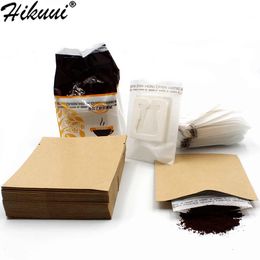 Coffeeware 50/100/200 Set Combination Coffee Filter Bags and Kraft Paper Coffee Bag Portable Office Travel Drip Coffee Filters Tools Set