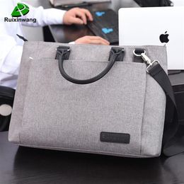 Oyixinger High Quality And Simplicity Business Bags Men Briefcase Laptop Bag File Package Nylon Women Office Handbag Work Bags CJ1240u
