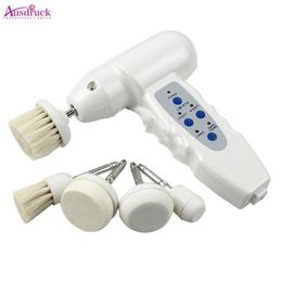 Cleaning Tools Accessories 5in1 Electric Brush Rotary Face Brush Blackhead Deep Cleansing Face Cleaner Massager Personal Home Use Skin Care Device 231128