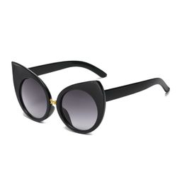 2022 New Korean Edition Women's Retro Cat's Eye Sunglasses Trendy large frame sunglasses Sun glasses Vision Care