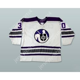 Custom GERRY CHEEVERS 30 WHA 1972-73 CLEVELAND CRUSADERS HOME HOCKEY JERSEY NEW Top Stitched S-M-L-XL-XXL-3XL-4XL-5XL-6XL