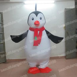 Halloween cute penguin Mascot Costumes High Quality Cartoon Theme Character Carnival Adults Size Outfit Christmas Party Outfit Suit For Men Women