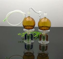 Smoking Pipes Aeecssories Glass Hookahs Bongs Classic Round Belly and Four Claw Silent Philtre Glass Water Smoke Bottle