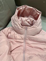 Women's Trench Coats 2023 Winter Puffer Jacket Women Parkas Coat Oversize Thicken Warm Pink Hooded Korean Fashion Padded Cotton Loose