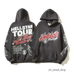 Hellstar Hellstar Hoodies Men's Sweatshirts High Street Hooded Harajuku Y2k Stranger Things Lose Warm Pullover Sweatshirts Loose Hip Hop Hoody 223