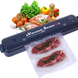 Vacuum Food Sealing Machine Safety Certification meat Sealer with Bags Starter Kit Dry and Moist Modes for Keep fruit fresh261t