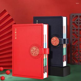 Agenda 2024 Planner Organiser Diary Sketchbook Daily Calendar Notebook And Journal A5 Notepad Chinese School Note Book