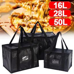 Storage Bags Insulated Thermal Cooler Bag Portable Camping Foods Drink Bento Zip BBQ Picnic Foil Lunch Box Carrier