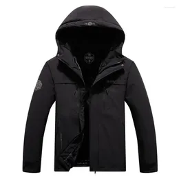 Skiing Jackets Chaqueta2023 Outdoor Shell Jacket European And American Men's Ski Suit Women's Hooded Fleece Lined Padded Warm Keeping