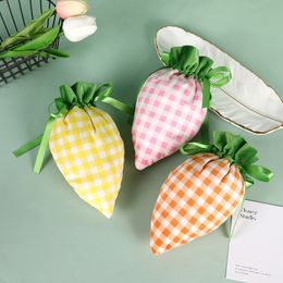 Carrot Shape Gift Bag Easter Egg Bunny Carrot Bag Party Candy Bag Gift Wrapping Crafts bags