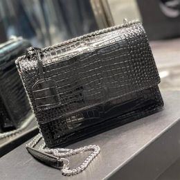 Designer woman Bags Handbag shoulder Bag Women Purse Original box cross body messenger chain alligator293G