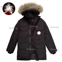 Canadians Gooses Jackets the New Pie Overcoming Couples Workwear Big Size Down Jacket Men and Women in Long Section of the Ski Suit 629