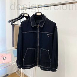 Men's Jackets designer luxury 2023 New Product Jacket Denim Coat Triangle Simple Versatile P Charge Luxury KDUV