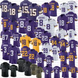 2024 Jones 33 Addison Justin Jefferson T.J. Hockenson football Randy Moss Lewis Cine Mattison Kirk Harrison Smith Danielle jersey 15 Joshua Dobbs