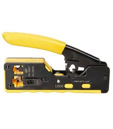 All in One EZ RJ45 Tool Network Crimper Cable Crimping Tools for RJ45 Cat7 Cat6 Cat5 RJ11 RJ12 Modular Plugs Metal Clips Pliers5823930