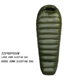 Sleeping Bags Mountaindream Large Outdoor adult warmth portable camping trip Mommy Goose Down Bag 231128