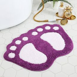 Carpets PRO Water Absorbent Bath Mats Soft Animal Paws Pattern Floor Mat Carpet Non-slip Foot For Bathroom Living Room