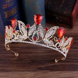 2021 new Vintage Baroque Bridal Tiaras Accessories Prom Headwear Stunning Sheer Crystals Wedding Tiaras And Crowns 19202567