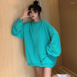 Women's Hoodies Women Aesthetic Oversized Hoodie Autumn 2023 Woman Fashion Grey Sweatshirt Loose Korean Purple Tops