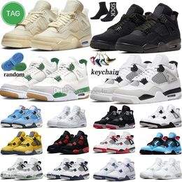 New 4s Mens Basketball Shoes for women Alternate Military Black Cat Canvas White Oreo Midnight Navy University Blue Sapphire Pine Green Cool Grey Men Sports Sneakers