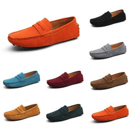 men casual shoes Espadrilles triple black navy brown wine red green Sky Blue Burgundy mens sneakers outdoor jogging walking seventy nine