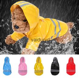 Dog Apparel Clothes Hooded Raincoats Reflective Strip Dogs Rain Coat Waterproof ets Outdoor Breathable For Puppies Raincoatvaiduryd