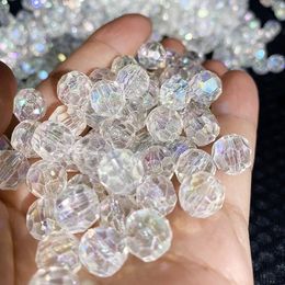 Decorative Objects Figurines 300500Pcs 6810mm Transparency Acrylic Angle Beads DIY Crafts String Loose Bead Necklace Earrings Bracelet Knitting Ornament 231128