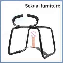Bondage Sex Furniture Sex Chair Stand Accessories Sex Position Assistance Flirting Tools Female Adult Erotic Masturbation Toys 231128