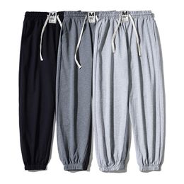 Sweatpants Unisex Knit Sweatpants Men Women Drawstring Jogger Casual Jogging Sweat Pant Solid Harajuku Sport Trousers 2022