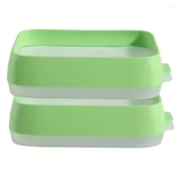 Storage Bottles Crisper Box Freshness Food Microwavable Silicone Containers Keep Reusable For Fridge Ideal Fruit