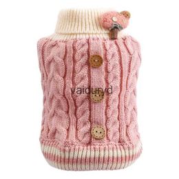 Dog Apparel Small Cat Knited Sweater Jumper with Cartoon Design Puppy Hoodie Winter Warm Clothesvaiduryd