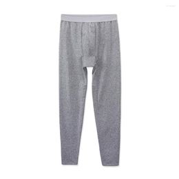 Men's Sleepwear Men Long Johns Pants Autumn Thermal Underwear Slim Leggings Sexy U Convex Penis Pouch Tight Bottoming Lounge A50