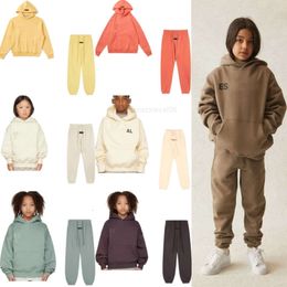 Tracksuits Ess Toddler Baby Kids Sweater Tracksuit Designer Clothing Sets Boys Girls Clothes Cotton Infant Jumpsuits Set