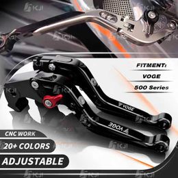 For Loncin VOGE 500R/500AC/500DS/500DSX 2020-Present Clutch Lever Brake Set Folding Handle Levers Motor Accessories Parts