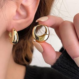 Hoop Earrings 2023 Fashion Trend Unique Design Elegant Exquisite Round Women Jewellery Wedding Party Gifts Wholesale