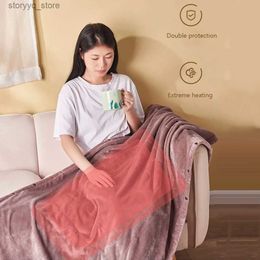 Electric Blanket Electric Blanket USB Heating Blanket Thermostat Warm Shawl Winter Body Warmer Washable for Body Neck Legs Electric Mat Q231130