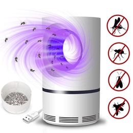 Safefy USB Mosquito Killer Lamp LED Night Light Non-Toxic UV Protection Silent Suitable for Pregnant Women Babies Home Bedroom Off263q