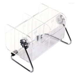 Storage Bottles 360 Degree Clear Acrylic Box Organize Container Party Decoration For Home Dormitory Compartment Organizer