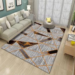 Carpets Nordic Simple Geometry Carpet Living Room Sofa Coffee Table Bedside Pad Bedroom Rug Washable Kitchen Floor Mat Factory Wholesale