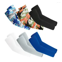 Knee Pads Unisex Cooling Arm Sleeves Cover Cycling Running UV Sun Protection Outdoor Men Women Cool For Hide Tattoos