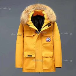 Puff Designer Canadian Goose Mid Length Version Puffer Down Womens Jacket Parkas Winter Thick Warm Coats Windproof Streetwear Jyjyjy 674