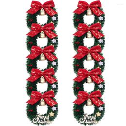 Decorative Flowers 10pcs DIY Party Xmas Christmas Supplies Bow Wreath