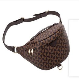 2023 sell Women waist bag belt baga mens fanny pack designer men waists pouch small graffiti belly bags new style Brown Light 287C