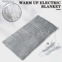 Electric Blanket Electric Blankets Portable Massaging Heating Pad Flannel Rectangular Vibrating Heat Pad For Office Home Heating Pad 30.5x61cm Q231130