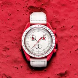 2024 Bioceramic Moon Designer Uhr Wache für Männer klassische Runde Case Uhren Luxuskeramikplanet Limited Edition Master -Armbanduhren Quarz Uhr 462