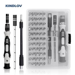Schroevendraaier KINDLOV 58 In 1 Precision Screwdriver Set Torx Phillips Slotted Bits Magnetic Screwdriver Kit For Cell Phone PC Repair Hand Tool