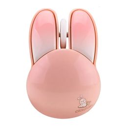 Keyboard Mouse Combos MOFIIWireless Silent Cute Rabbit Design 2 4 GHz with USB Mini Receiver Optical for Laptop PC Computer Notebook 231128