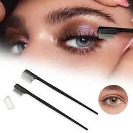 Makeup Brushes Eyelash Brush Lashes High-quality Stainless Steel Separator Comb Comfortable Grip Easy To Clean Evenly Combing