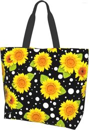 Storage Bags Chrysanthemum Canvas Tote Bag Shopping With Handles Reusable Large Foldable Washable