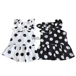 Dog Apparel Dogs and Cats Dress Skirt Wave Point Design Pet Puppy Spring/Summer Clothes Outfitvaiduryd